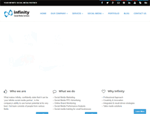 Tablet Screenshot of infinitysocialmedia.com